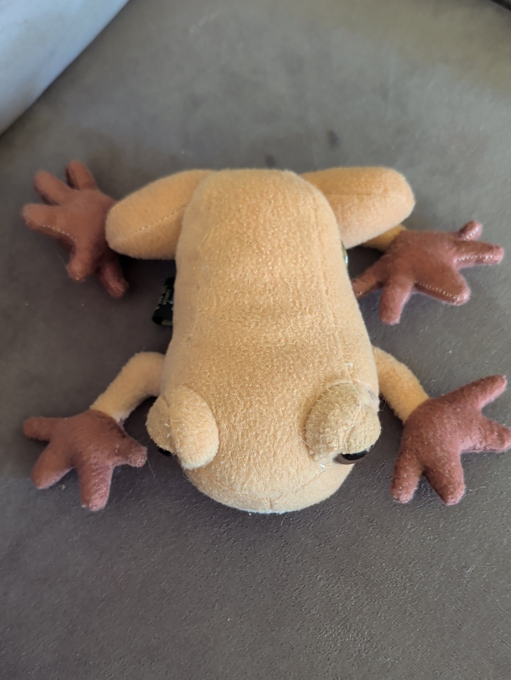 9" Singing Tree Frog Plush Puerto Rico Flag - Coquico Working
